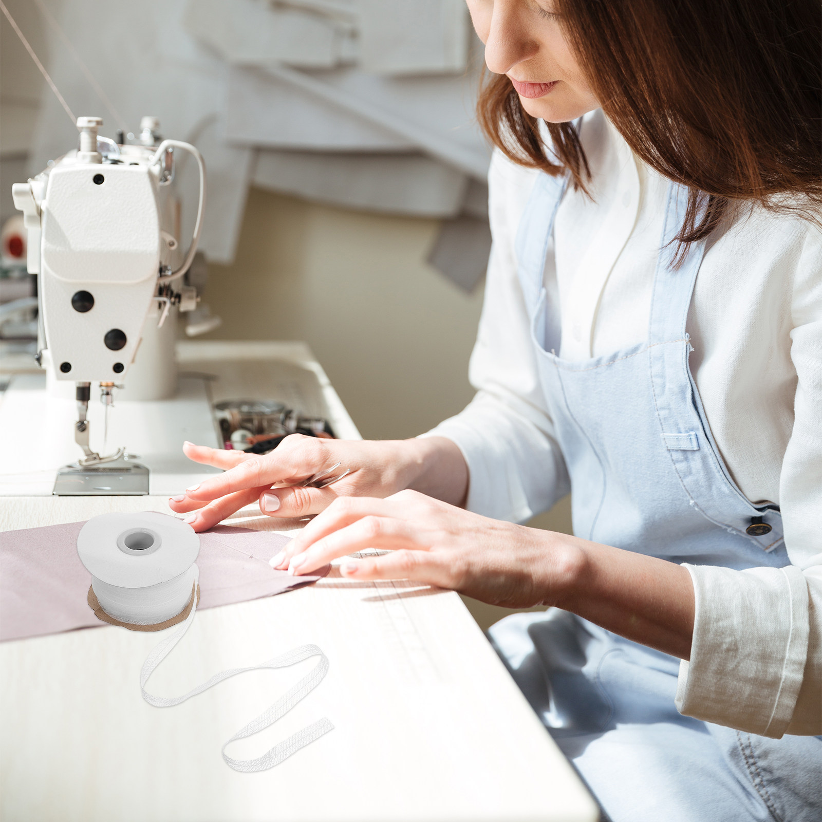 Interfacing Iron On - لفة قماش تقوية قابلة للصهر غير