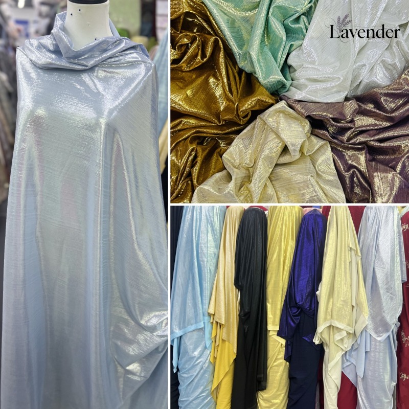 Textile And Sewing Materials - قماش حرير لامع وناعم قابل للثني،