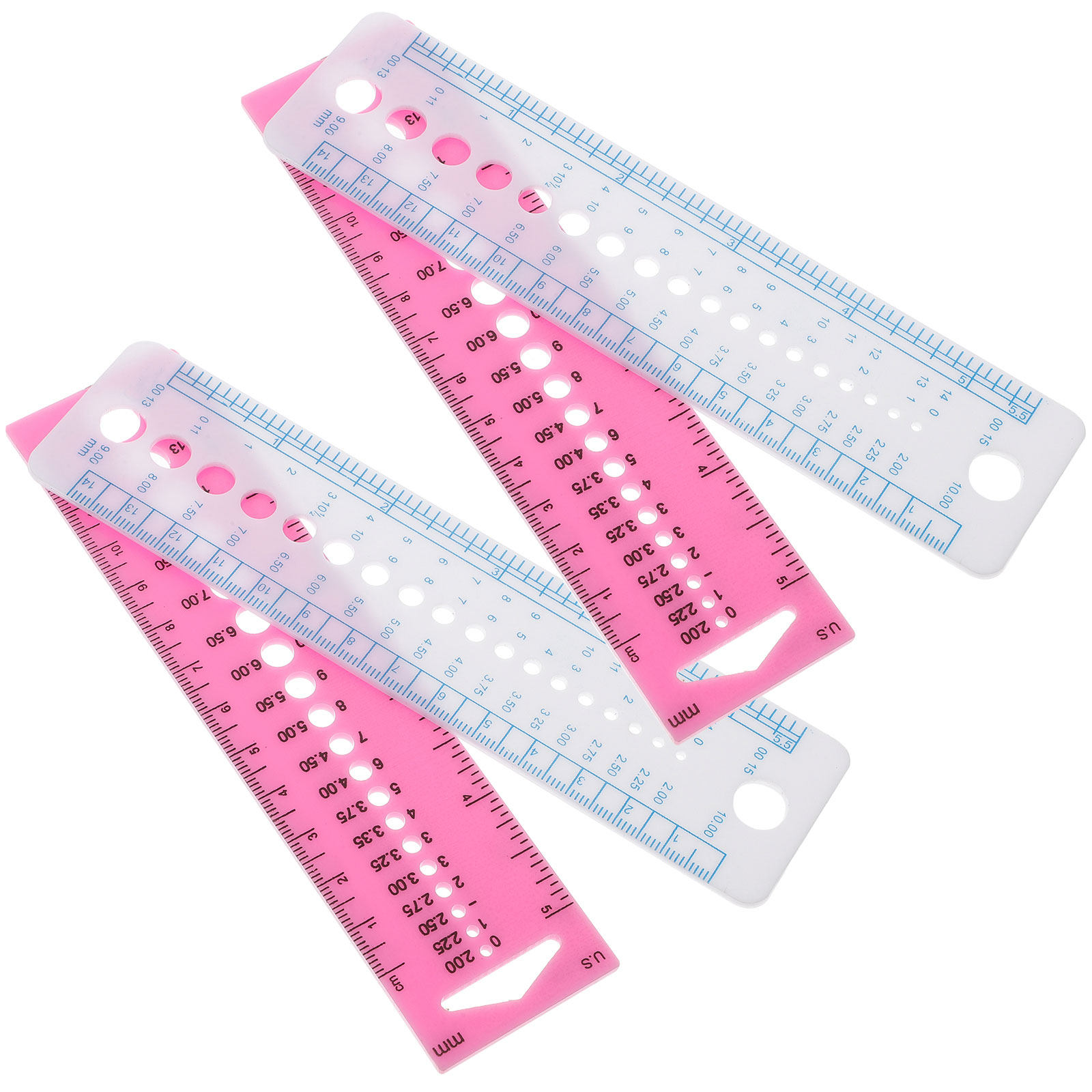 Sewing Gauge Ruler - 4 قطع من أدوات قياس إبر