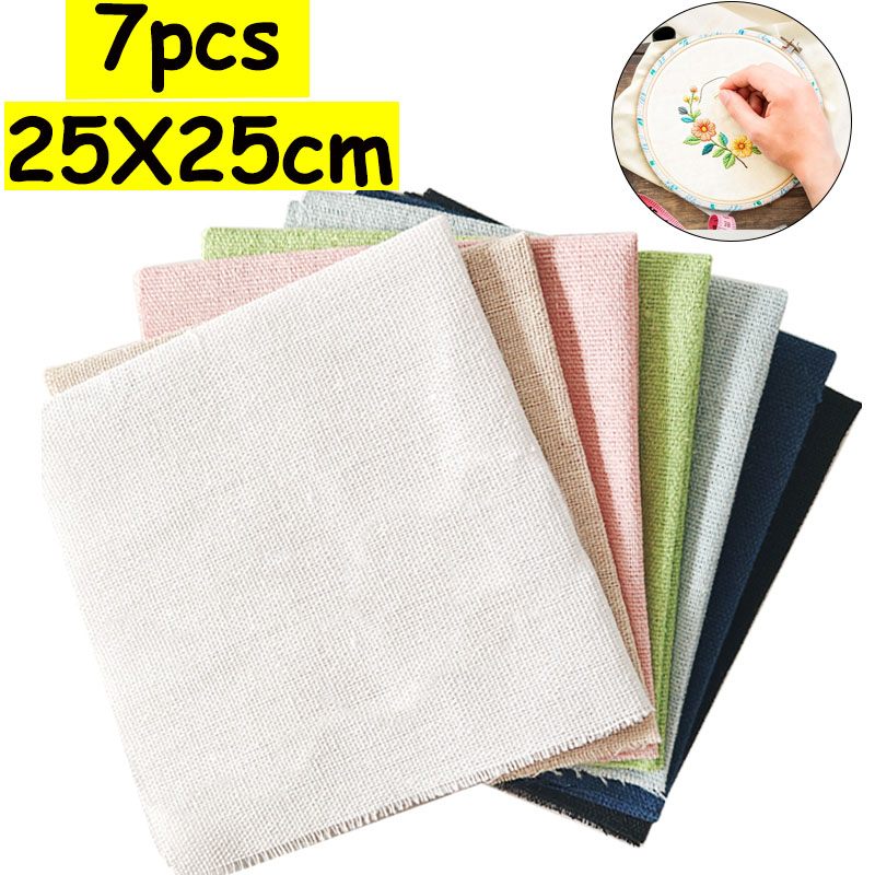 Is Sewing Textile Art - مجموعة من 7 قطع من أقمشة
