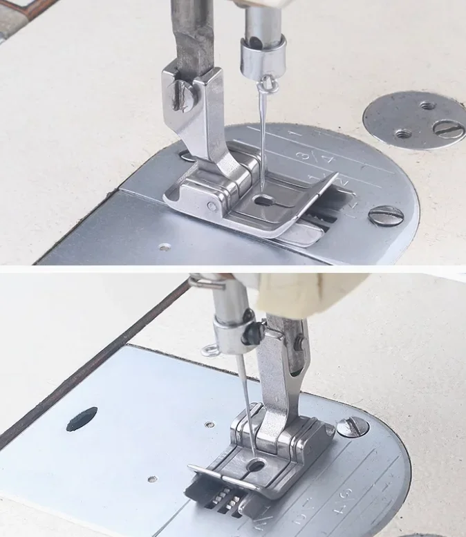 قدم ضاغطة مزدوجة التوقف للدرزة - مراجعة Textile Sewing Machine وسعره