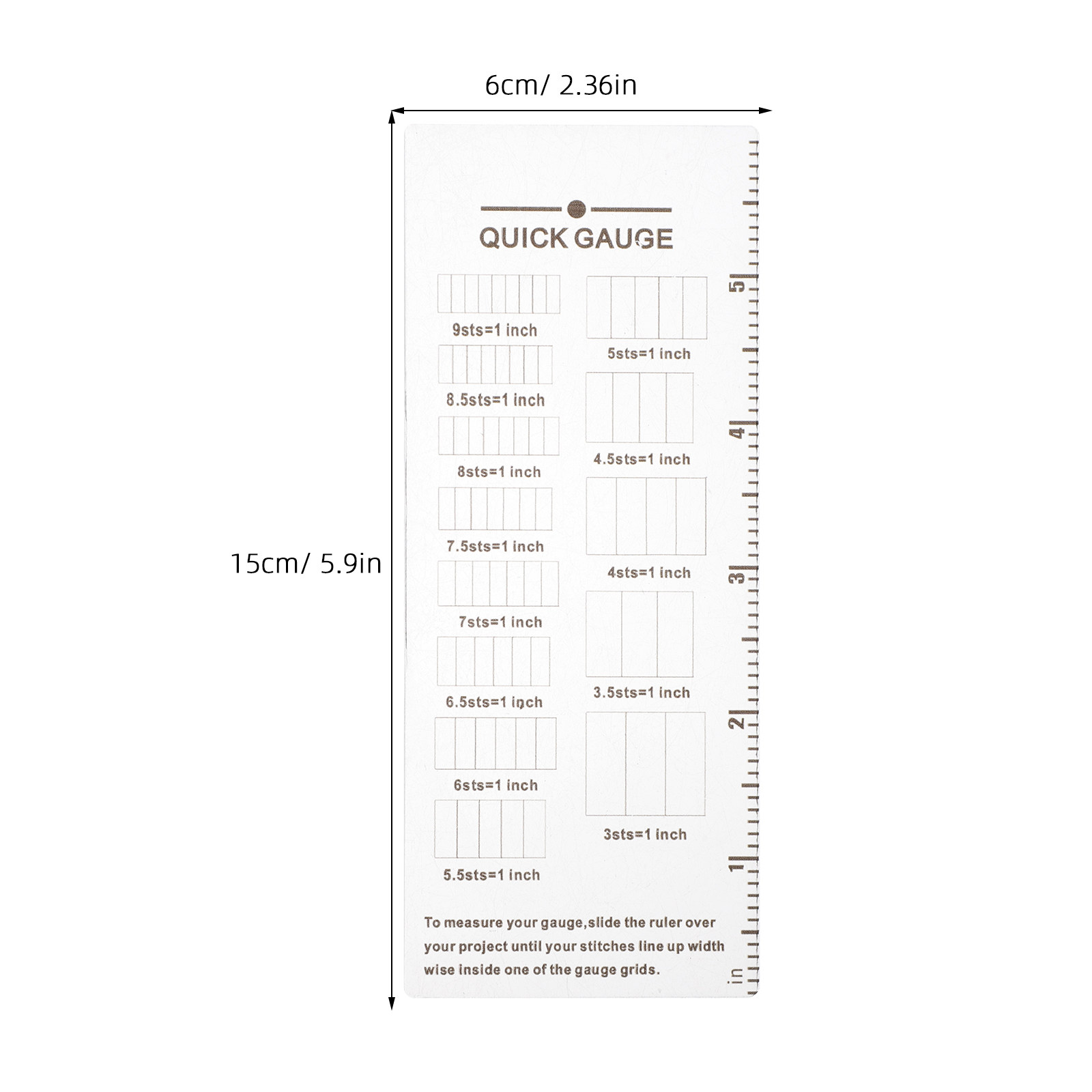 2 قطعة مسطرة قياس للحياكة من ا - مراجعة Sewing Gauge Ruler وسعره