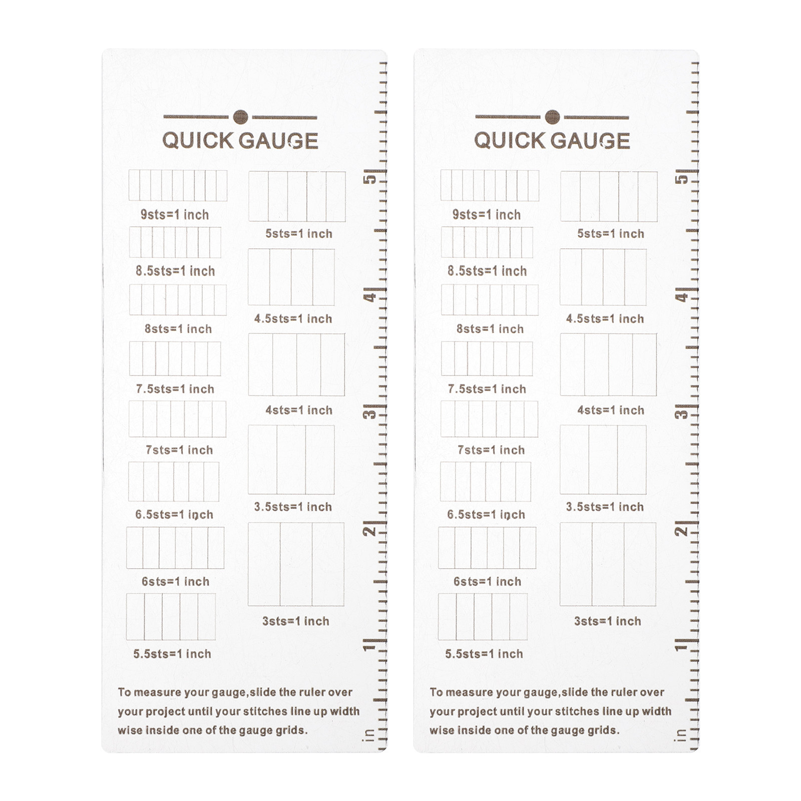 2 قطعة مسطرة قياس للحياكة من ا - مراجعة Sewing Gauge Ruler وسعره