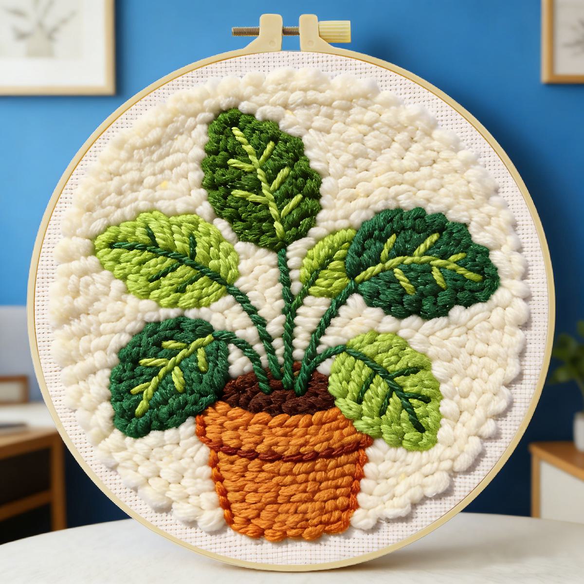 طقم تطريز بالإبرة المثقوبة بتص - مراجعة Is Sewing Textile Art وسعره