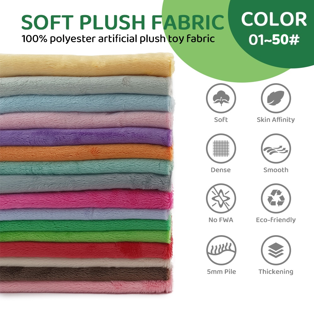 01~50 #   قماش قطيفة 45×50 سم  - مراجعة Textile And Sewing Materials وسعره