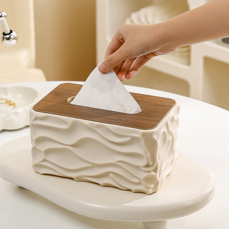 صندوق مناديل للمكتب بنمط متموج - مراجعة Pattern Tissue Paper وسعره