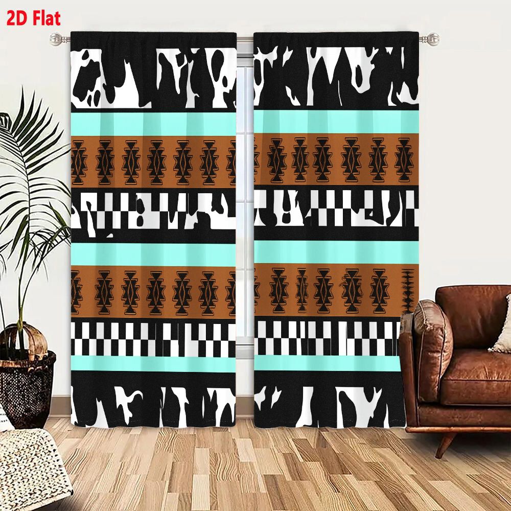 قطعتان من الستائر بنمط هندسي ت - مراجعة Century Textile & Sewing Supply Photos وسعره