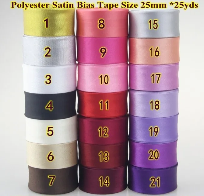 شريط من الساتان والبوليستر ، ز - مراجعة Binding Tape Bias وسعره