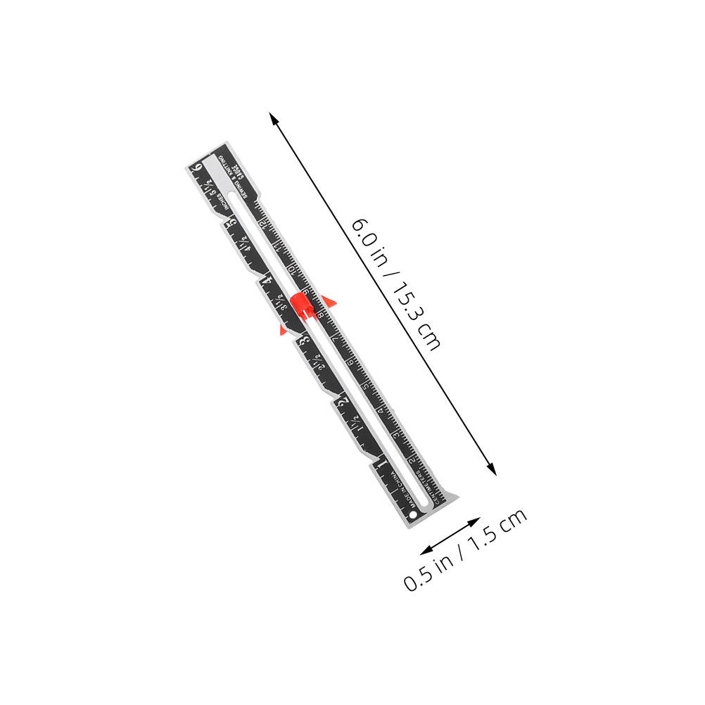 مجموعة مساطر قياس احترافية للخ - مراجعة Sewing Gauge Ruler وسعره