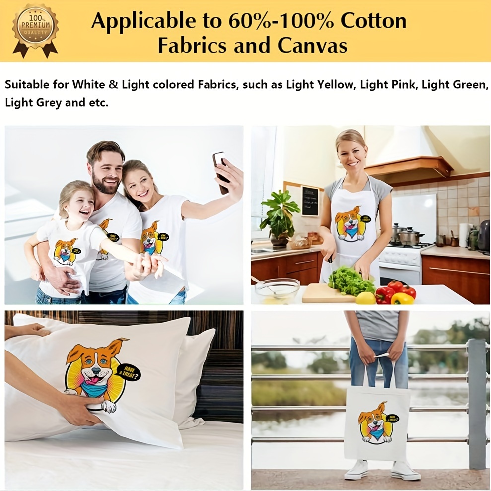 ورق نقل الحرارة بحجم A4 للنسيج - مراجعة Fabric Softener Sheet وسعره