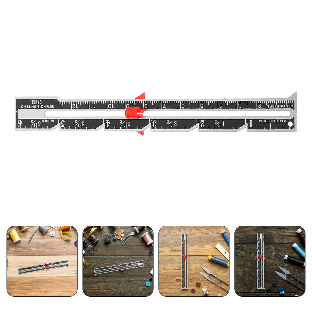 مجموعة مساطر خياطة محمولة مكون - مراجعة Sewing Gauge Ruler وسعره
