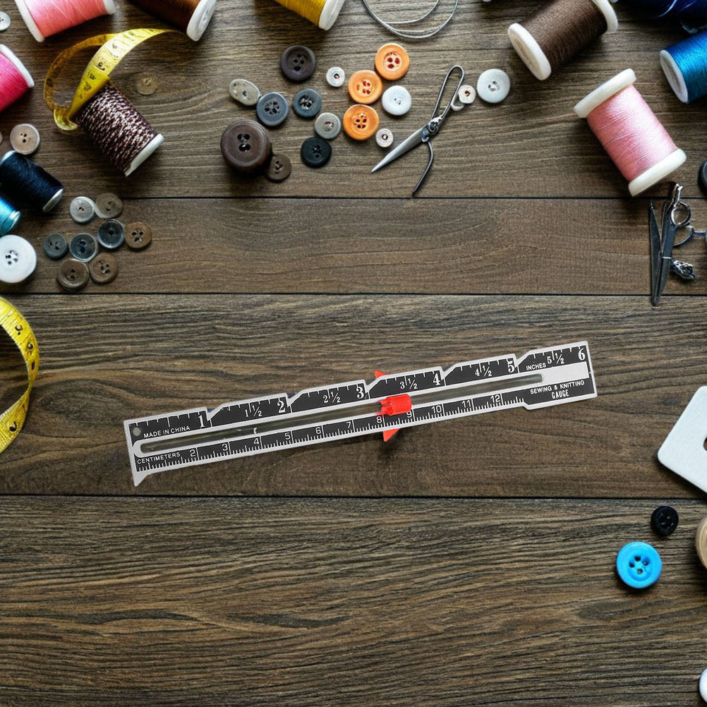 مجموعة مساطر خياطة محمولة مكون - مراجعة Sewing Gauge Ruler وسعره